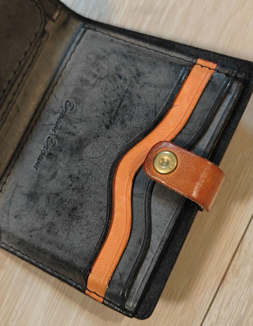 Go out別注 BROWN BROWN 二つ折り財布