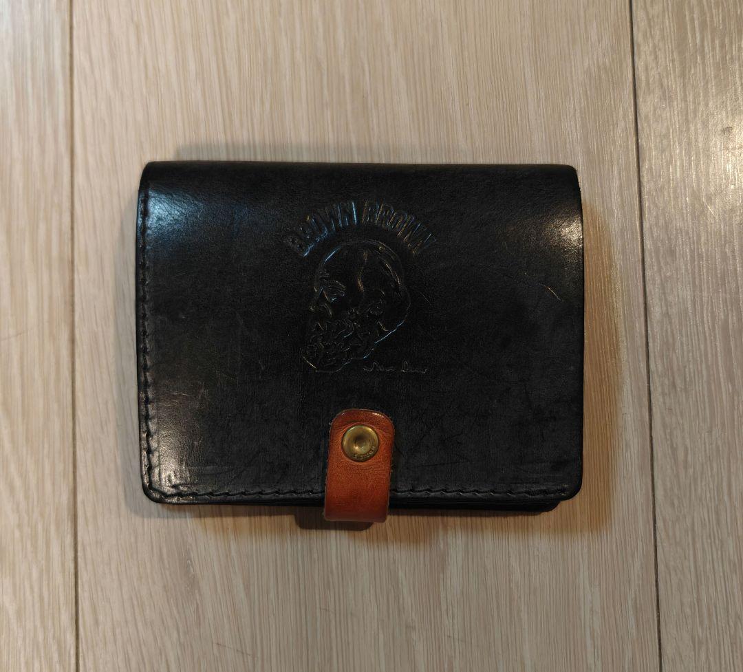 Go out別注 BROWN BROWN 二つ折り財布
