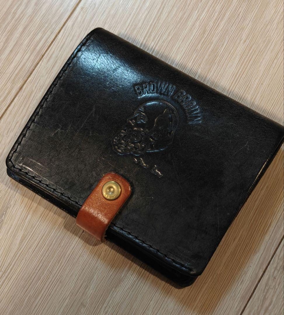 Go out別注 BROWN BROWN 二つ折り財布
