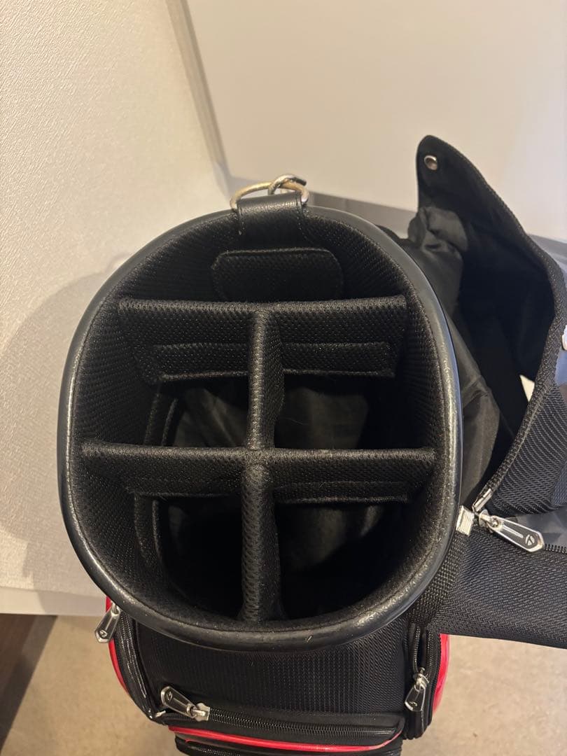 TaylorMade キャディバッグ 黒/赤