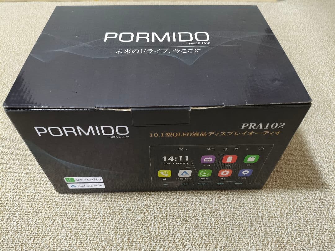 PORMIDO PRA102 10.1インチディスプレイオーディオ