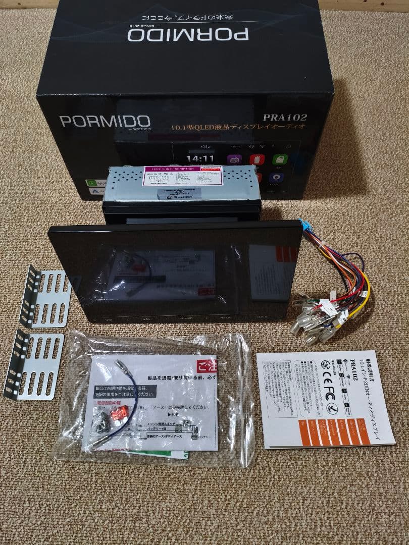 PORMIDO PRA102 10.1インチディスプレイオーディオ