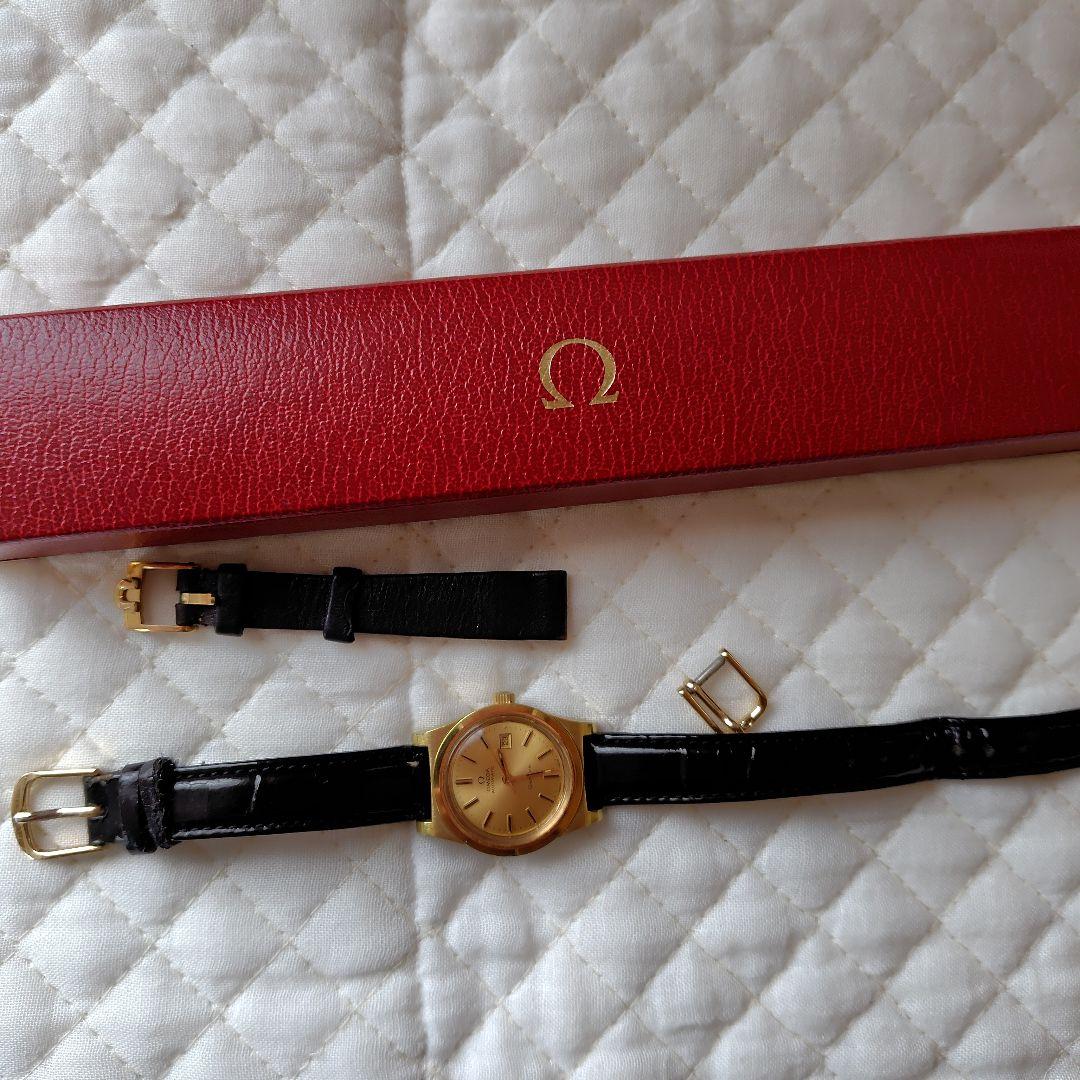 OMEGA　ジュネーブ　手巻き　ケース付き　ヴィンテージ　可動品