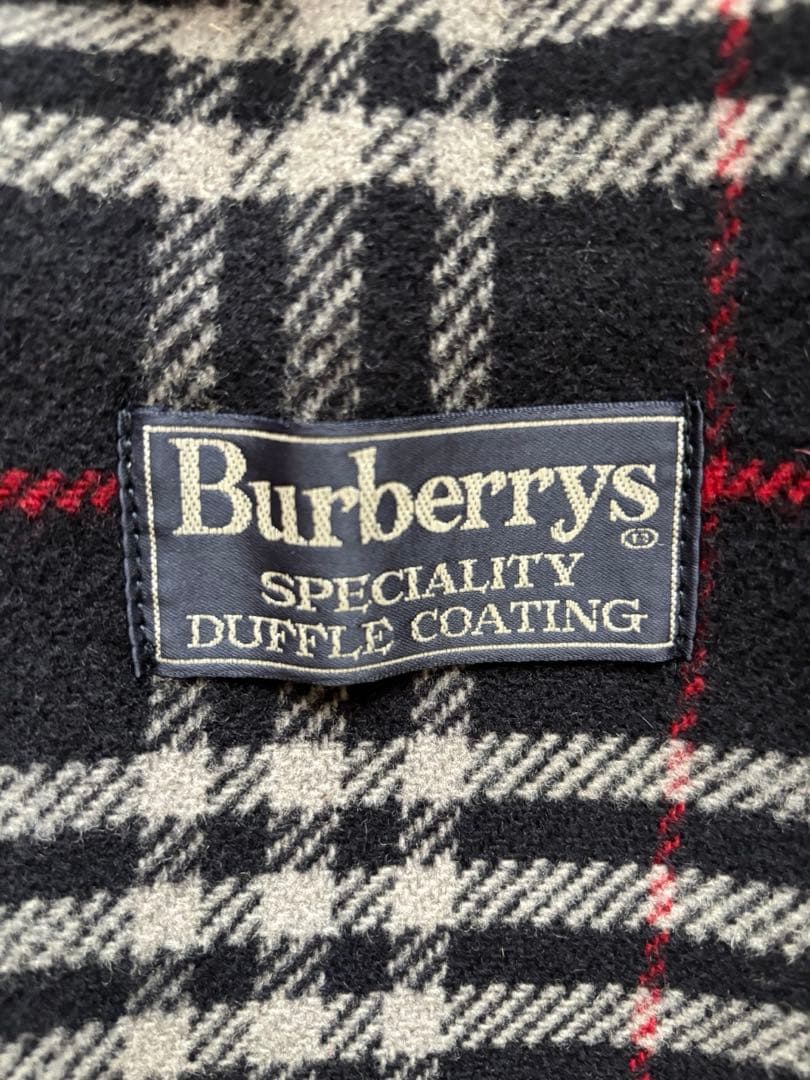 Burberrys バーバリー ダッフルコート ノバチェック ネイビー XＬ
