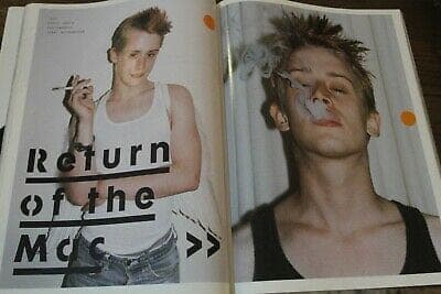 Macaulay Culkin ウィノナ・ライダー THE FACE