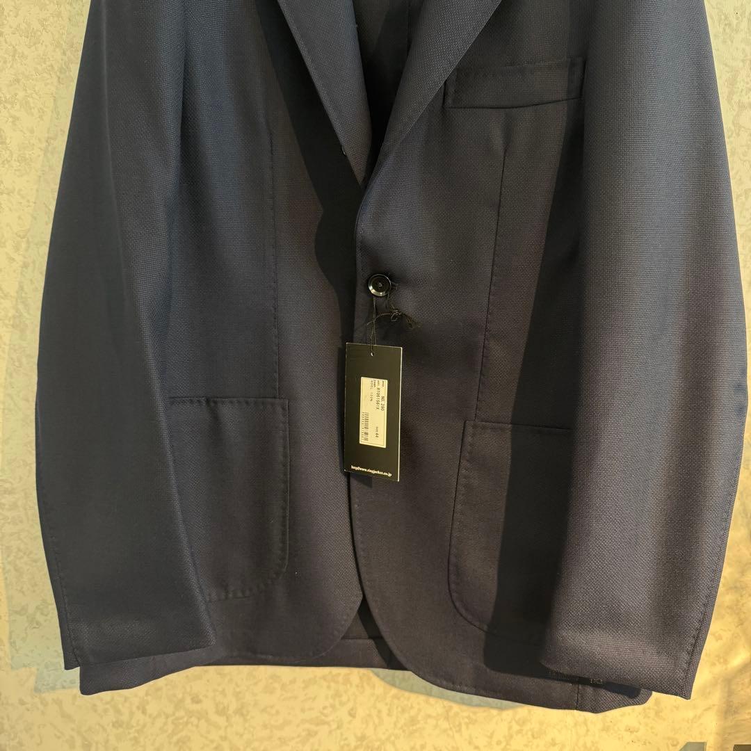 新品RING JACKETリングヂャケット ネイビージャケット 44ホップサック