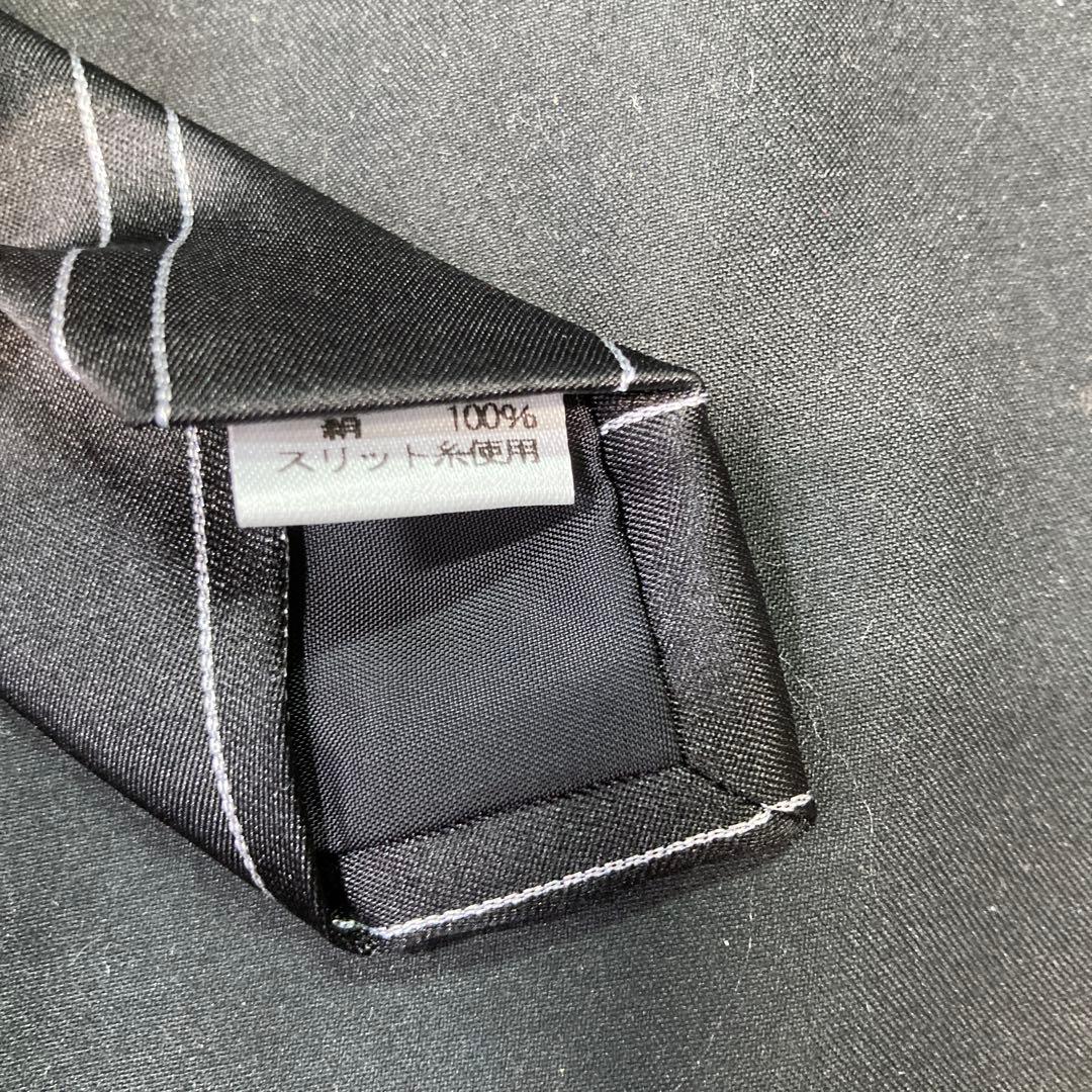 【新品未使用】アベイシングエイプ ネクタイ ストライプ柄 ブラック APEドット