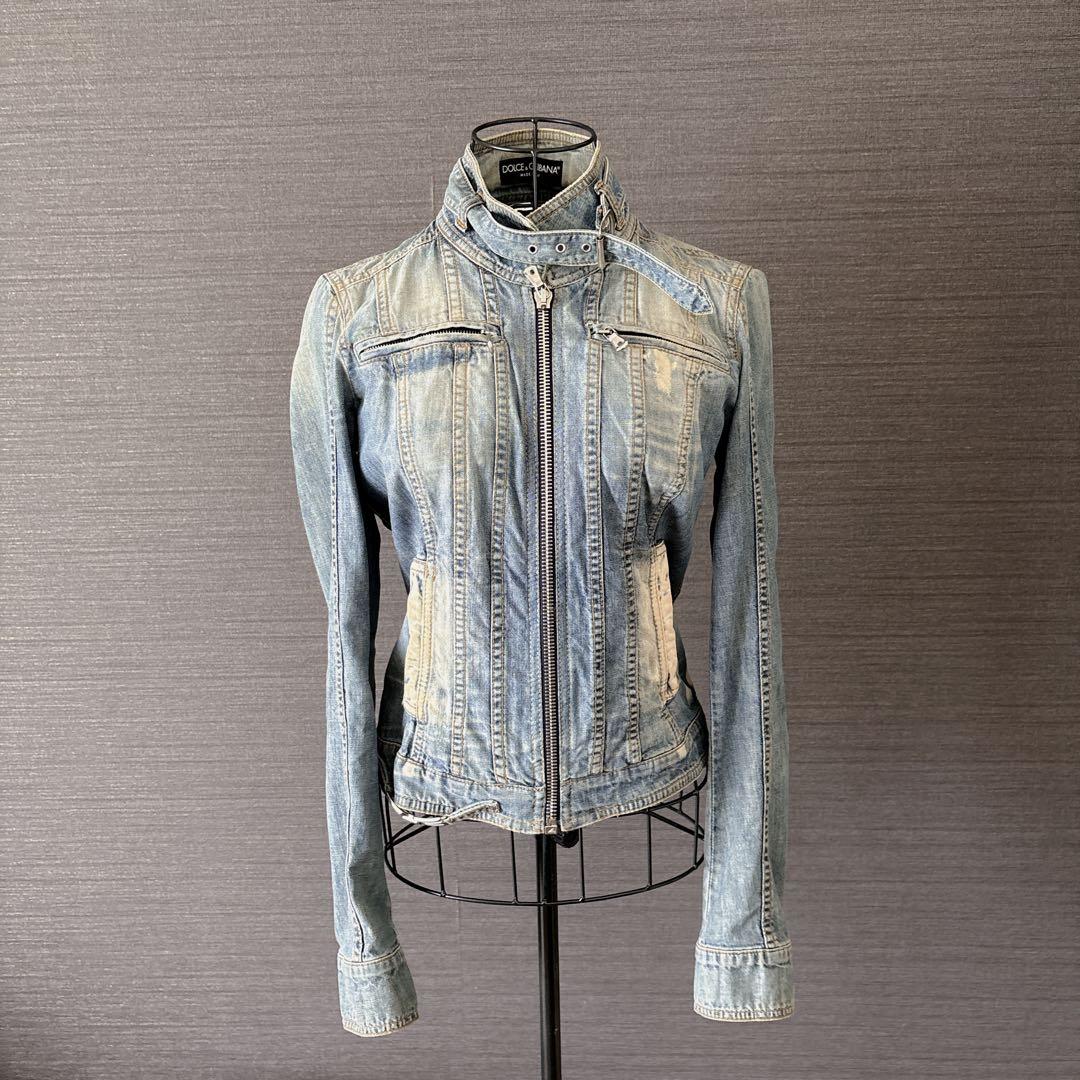 国内正規品DOLCE & GABBANA ブルーデニムジャケット 38 M