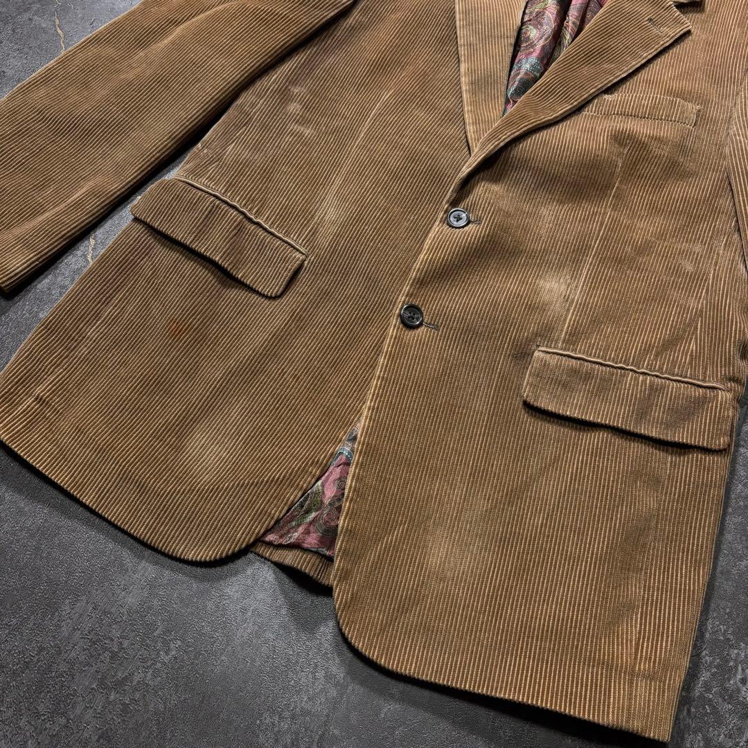 Ralph Laurenラルフローレンコーデュロイテーラードジャケットキャメル