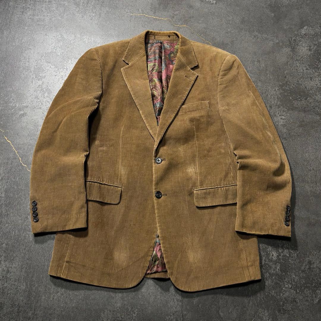 Ralph Laurenラルフローレンコーデュロイテーラードジャケットキャメル