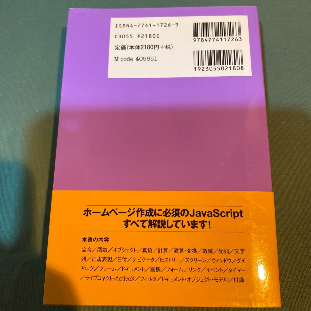 52. JavaScriptポケットリファレンス　小口にやや汚れとシールがある。