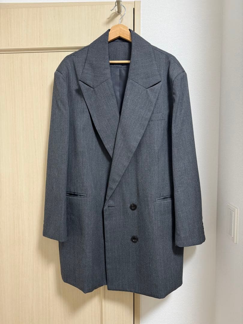 MAISON SPECIAL グレー ダブルブレスト ジャケット