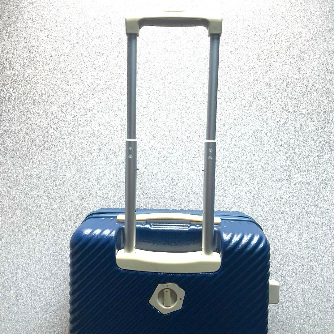 HaNTハント47Lキャリーケース機内持込み対応サイズ ネイビーキャリーバッグ