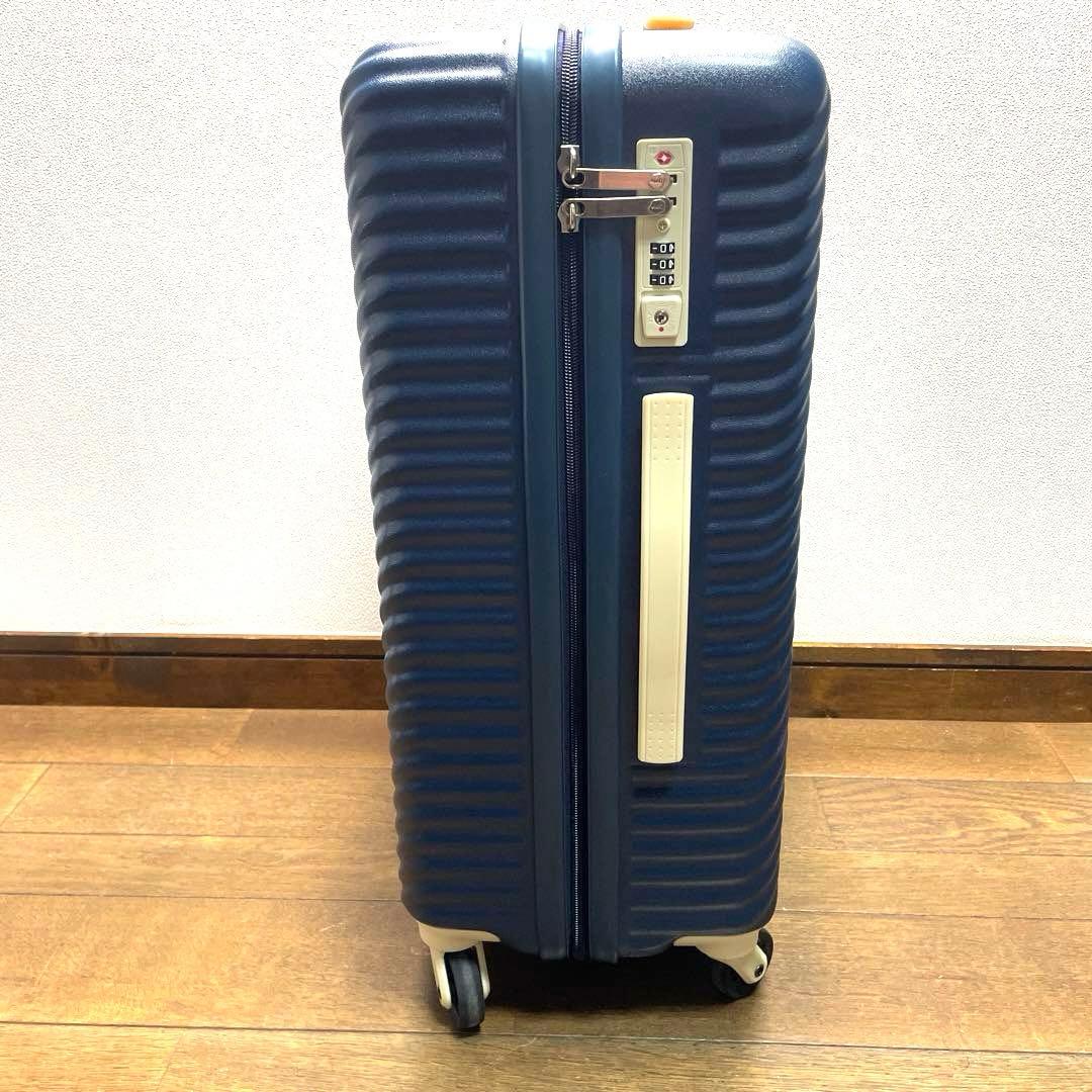 HaNTハント47Lキャリーケース機内持込み対応サイズ ネイビーキャリーバッグ