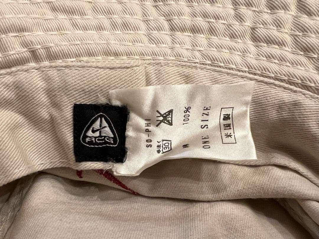 ◉Nike acg ナイキ エーシージー バケットハット アメリカ製　希少　レア