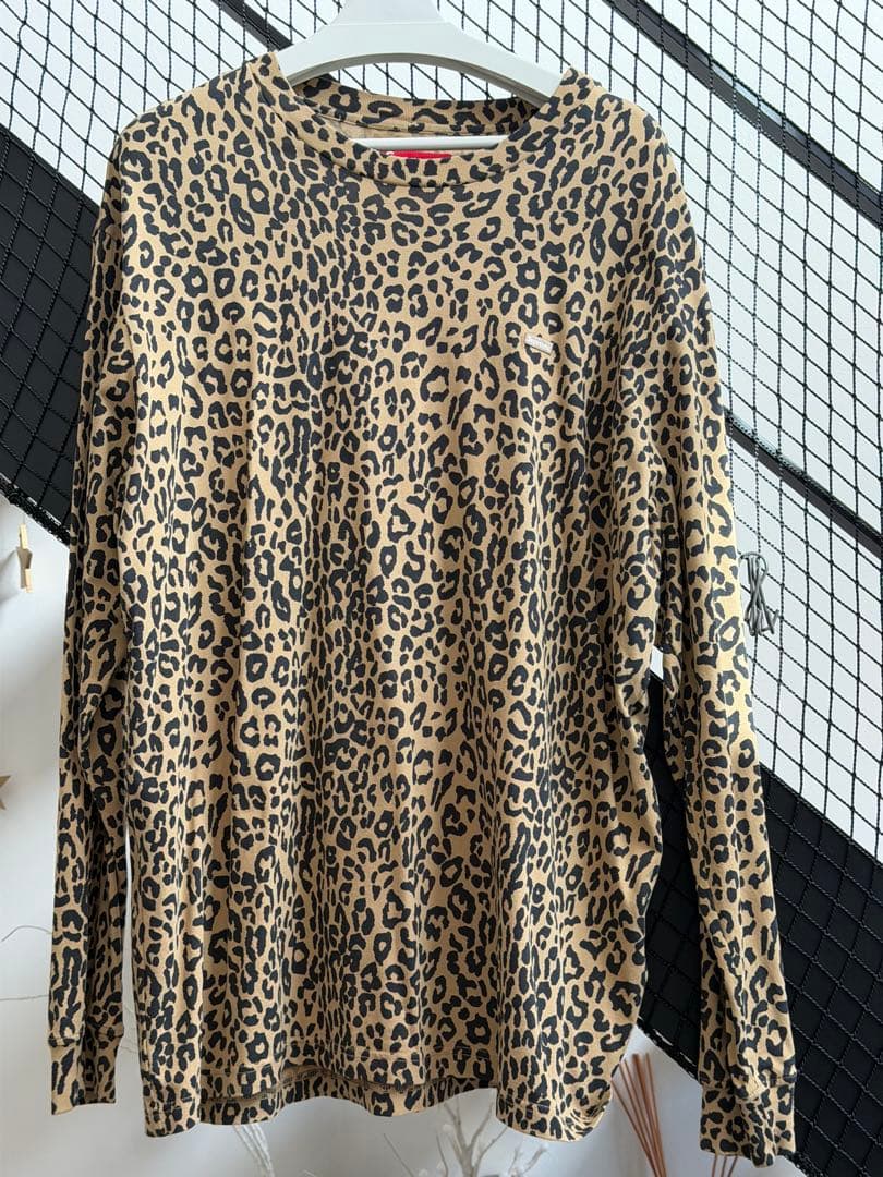 専用supreme☆Small Box L/S Tee☆XL☆leopard