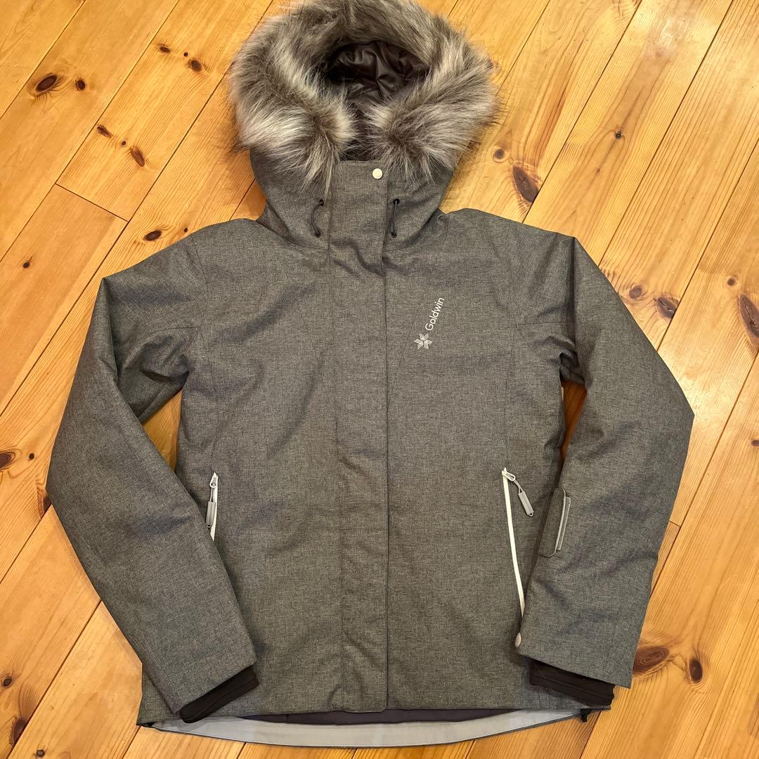 Goldwin グレー ファー付きジャケット