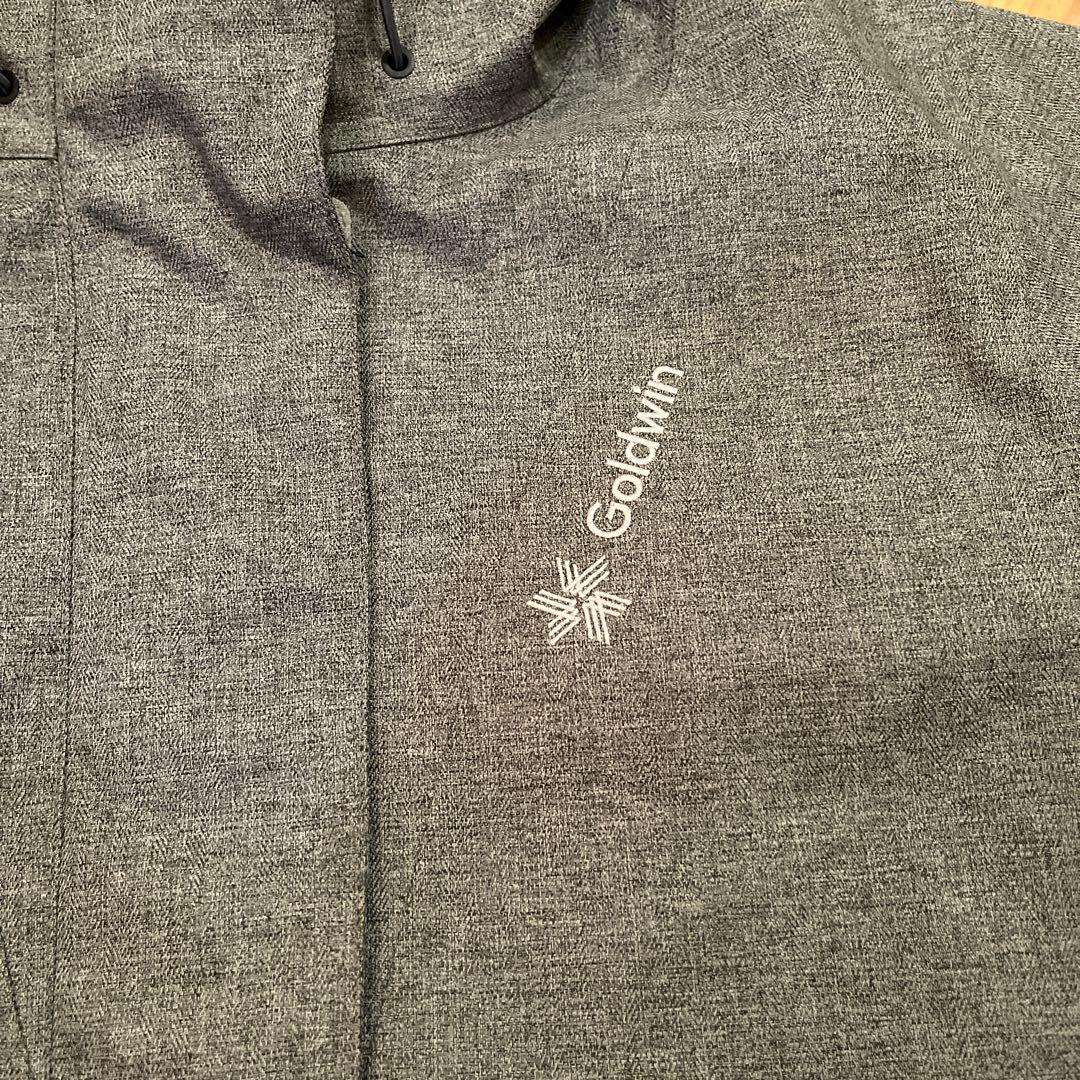 Goldwin グレー ファー付きジャケット