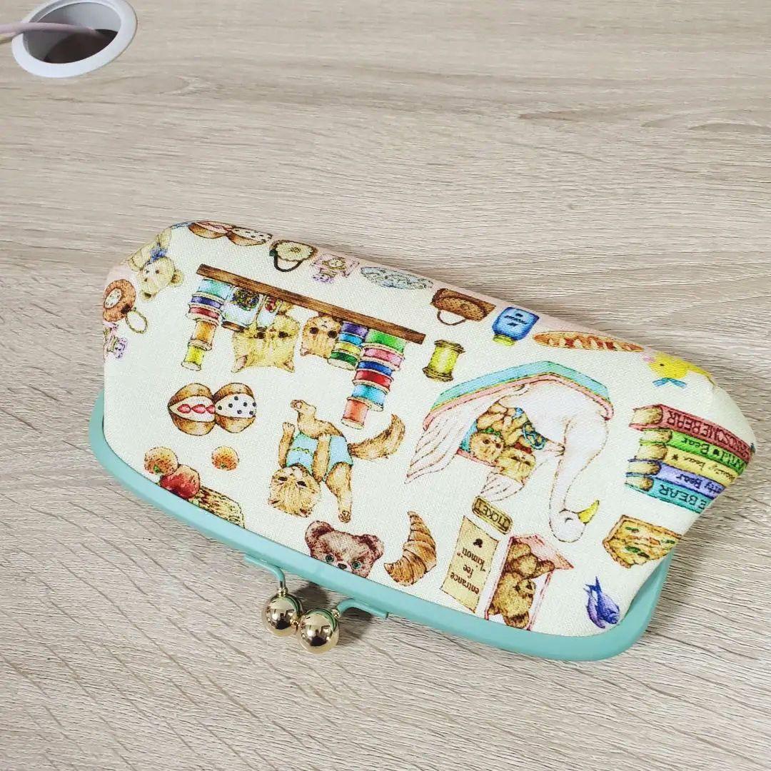 ハンドメイド 19cmがま口長財布 yukiemon アニバーサリー