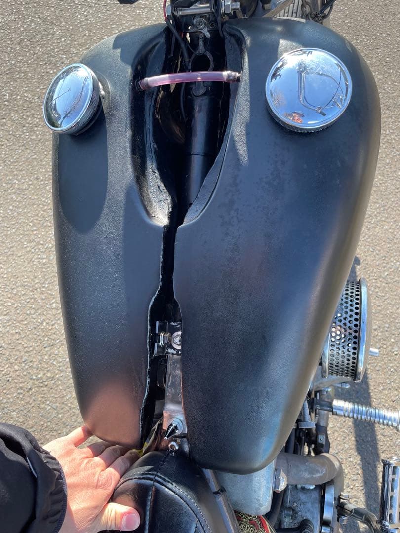 分割タンク　ショベル