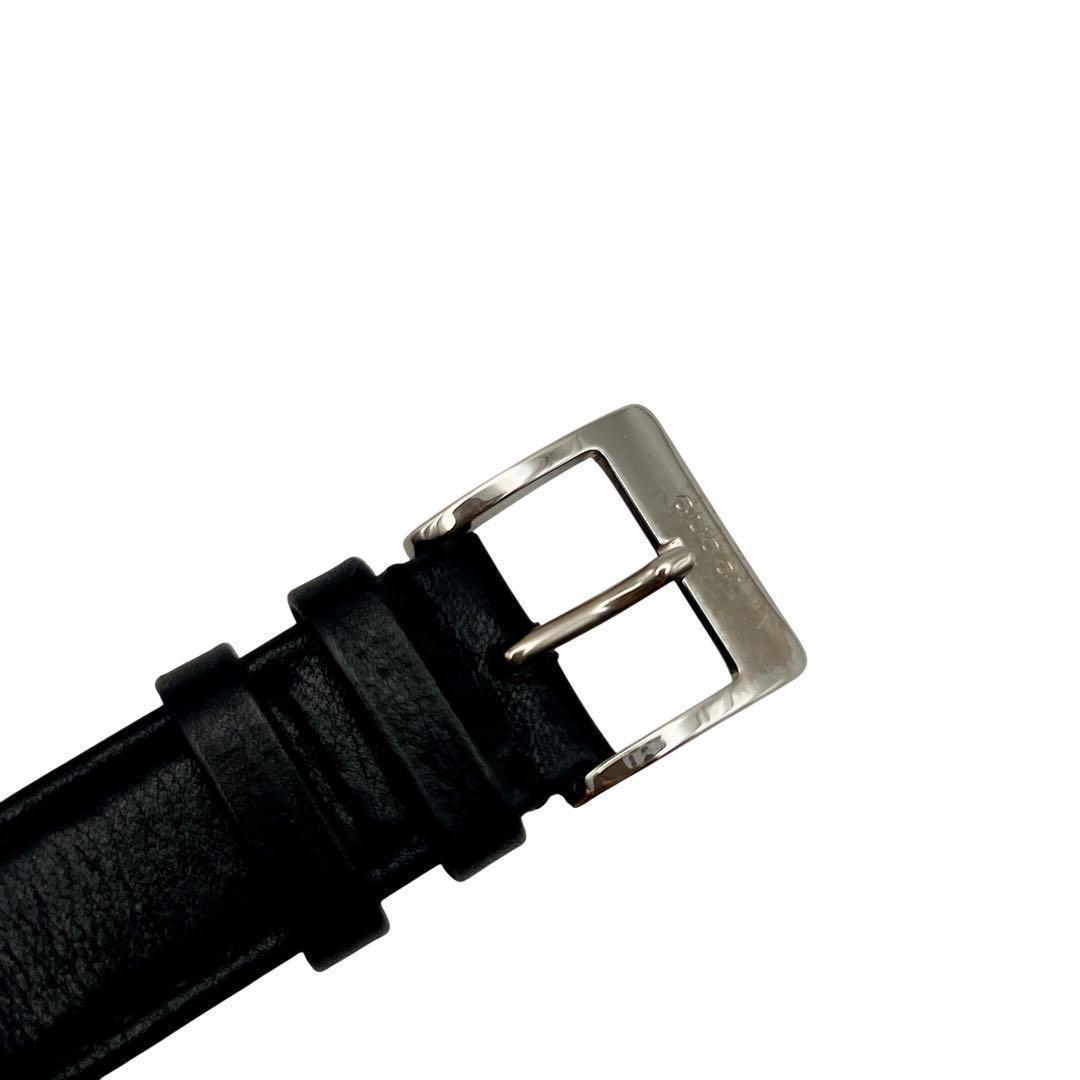 専用GUCCI スクエア デイト ブラック文字盤 メンズ 腕時計 1307