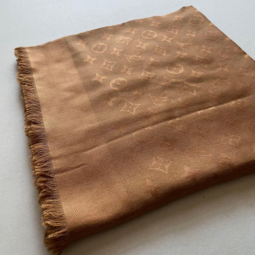美品 ショール モノグラム LOUIS VUITTON