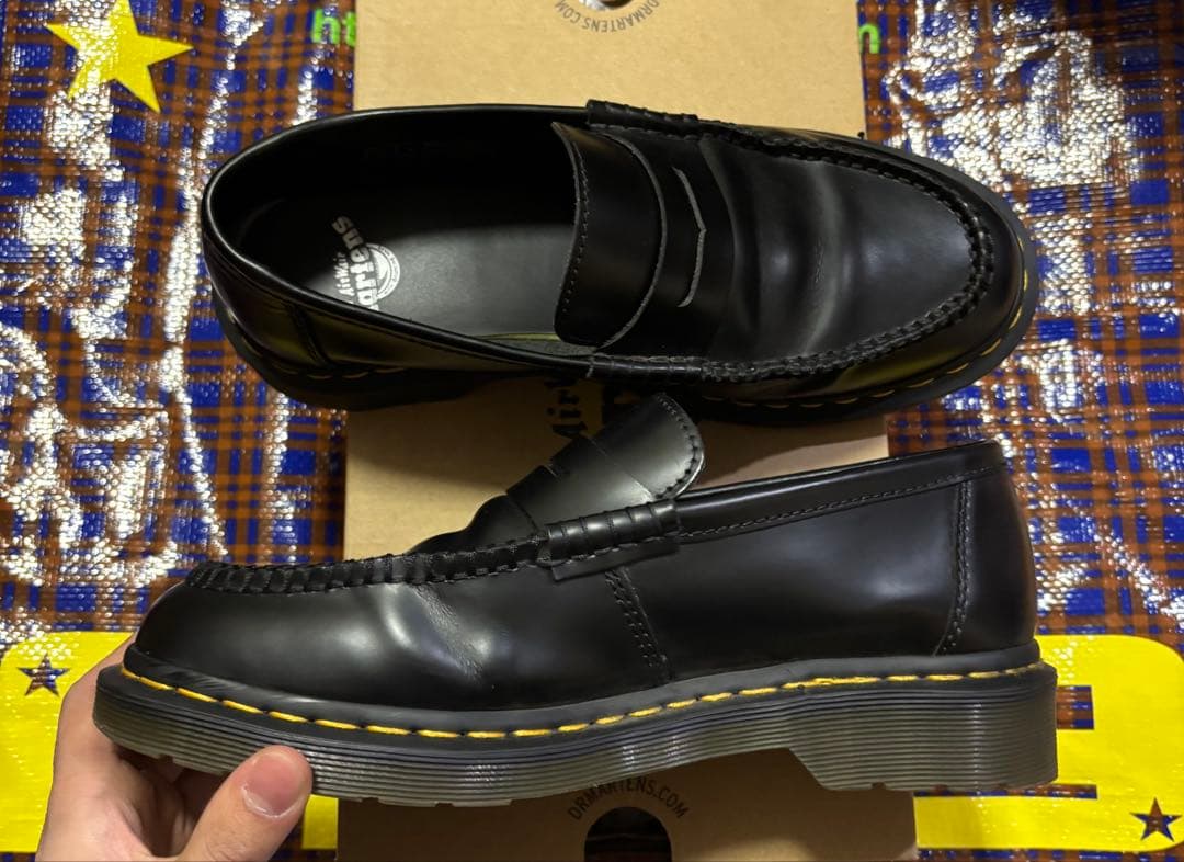 靴 Dr. Martens penton BLACK Loafer