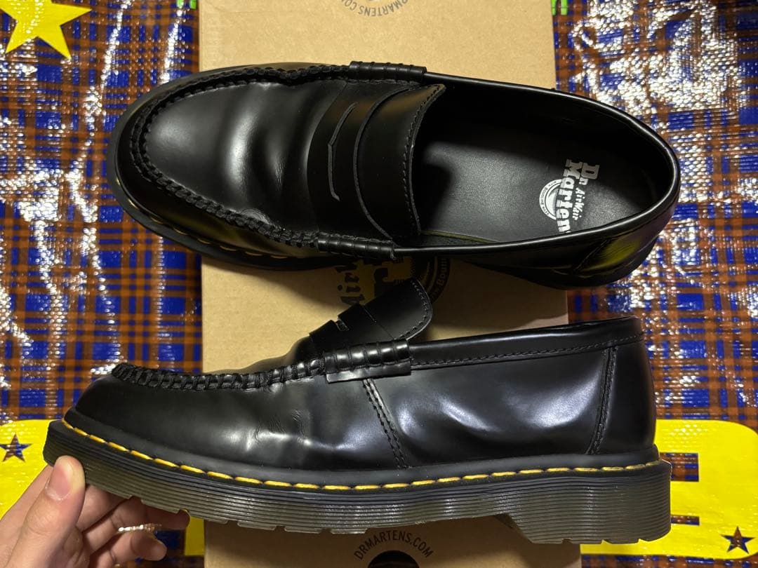 靴 Dr. Martens penton BLACK Loafer