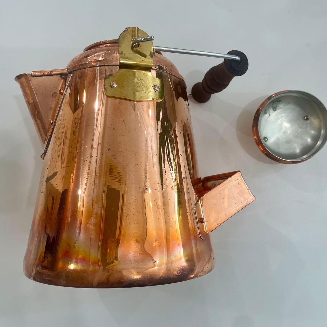 ファイヤーサイド　グランマーコッパーケトル大（旧ロゴ）箱付き