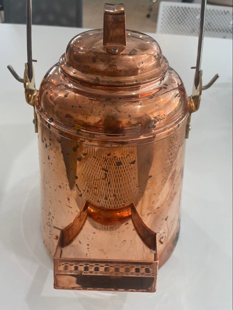 ファイヤーサイド　グランマーコッパーケトル大（旧ロゴ）箱付き