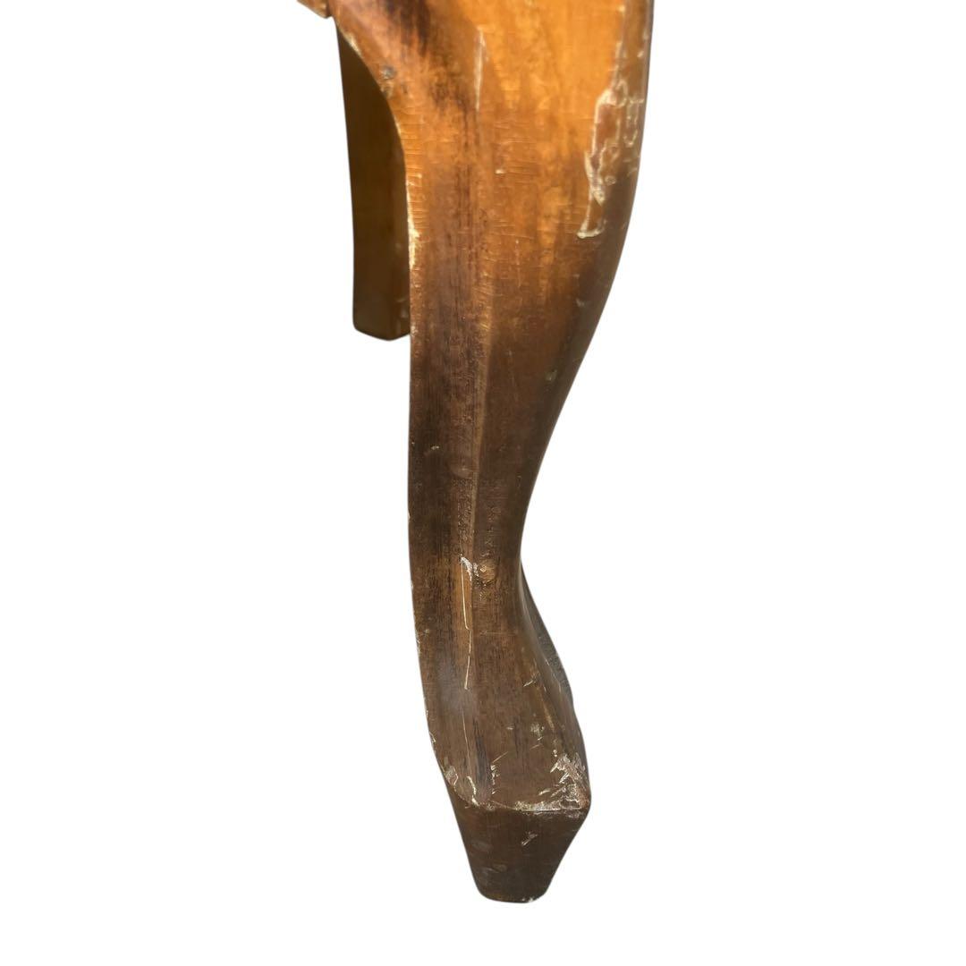 イタリア家具 チェア 一人掛け アンティーク調 猫脚 ベルベット 緑　洋風