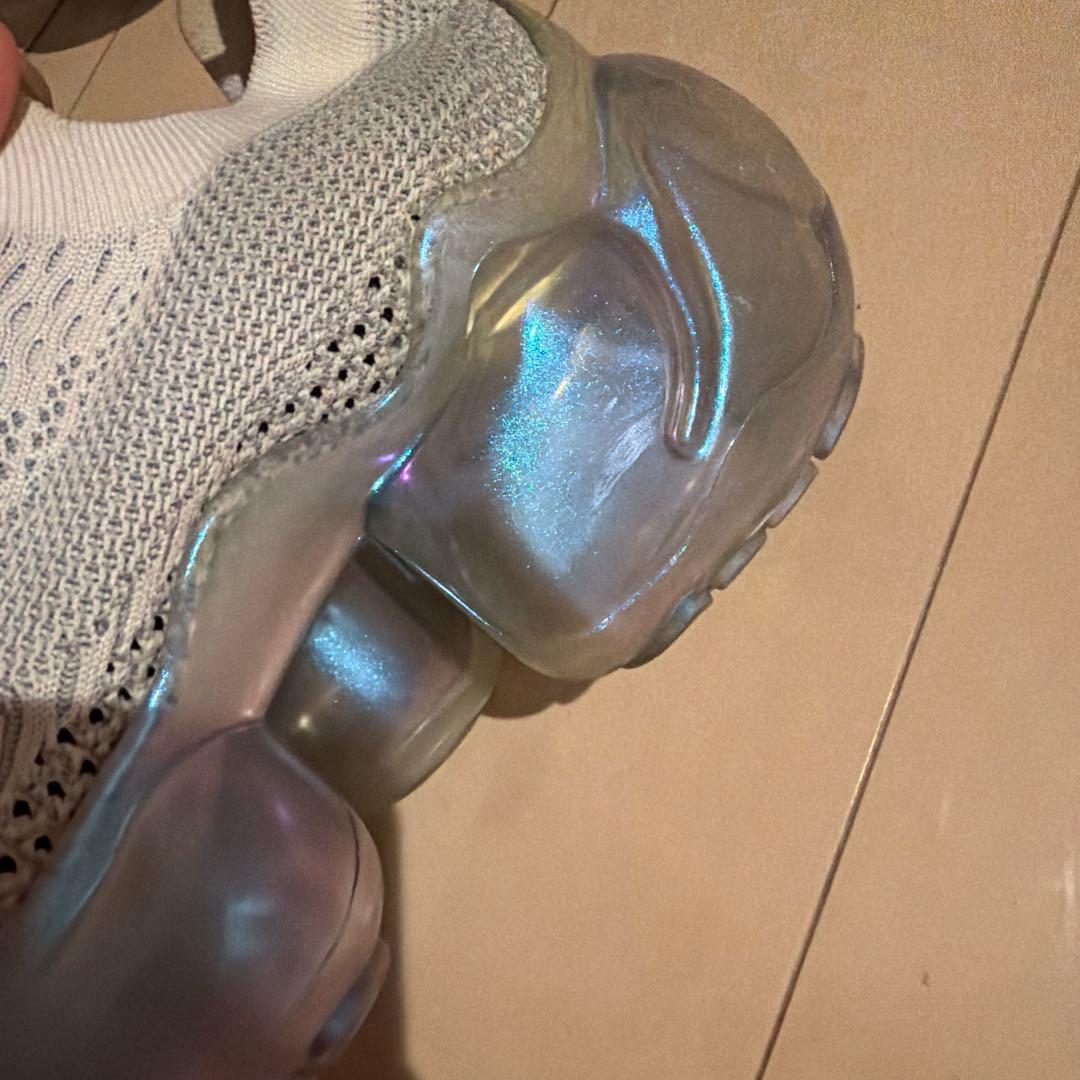 N*様 Grounds ホワイト メッシュスニーカー