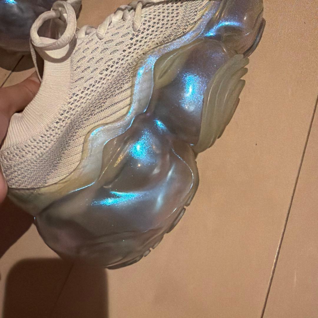 N*様 Grounds ホワイト メッシュスニーカー