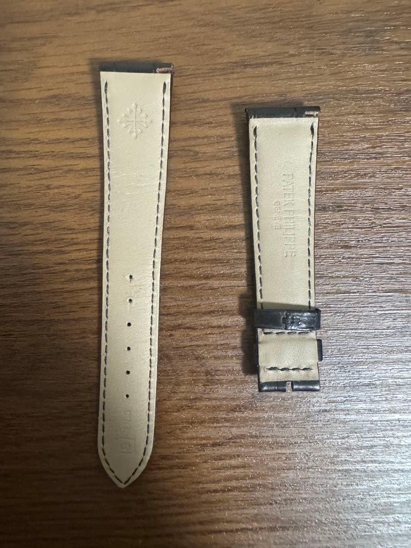 Patek Philippe 純正　レザーベルト ブラック