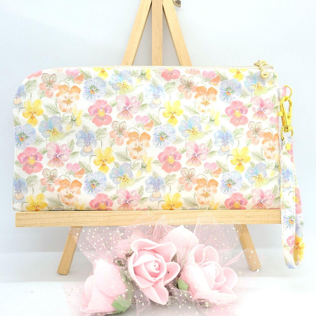 ちえ◎Handmade L字型ポーチ❣️4点セット◎