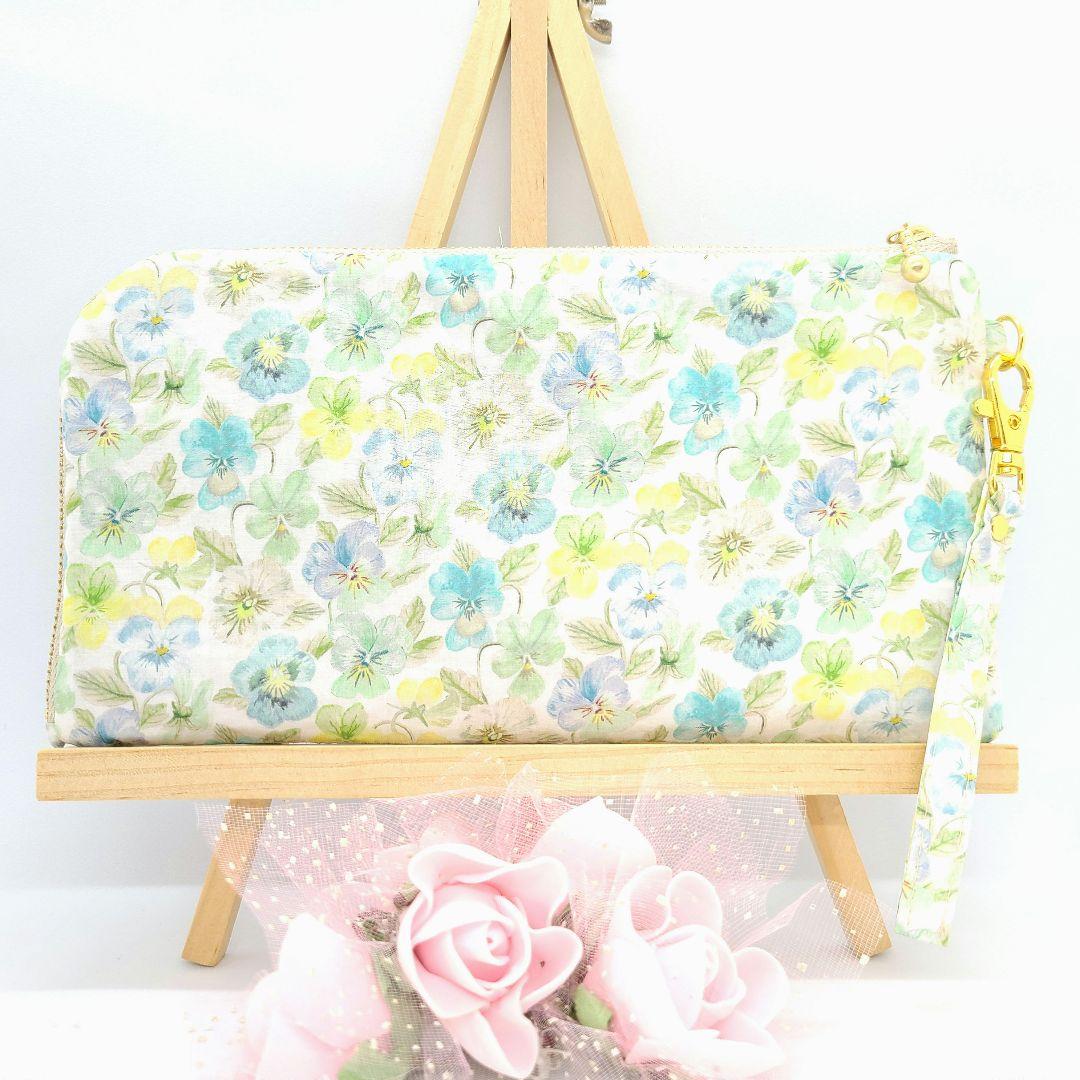 ちえ◎Handmade L字型ポーチ❣️4点セット◎