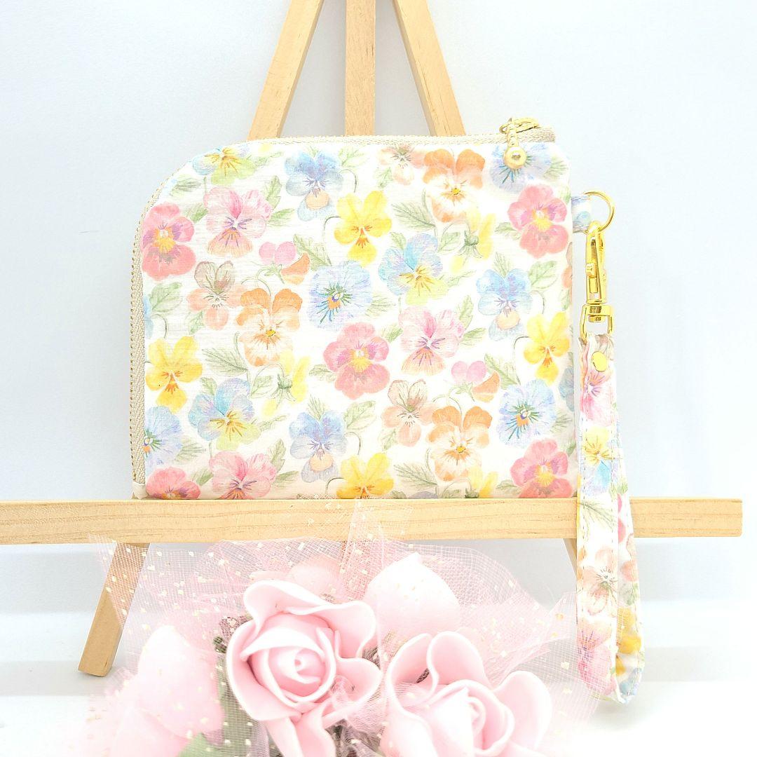 ちえ◎Handmade L字型ポーチ❣️4点セット◎