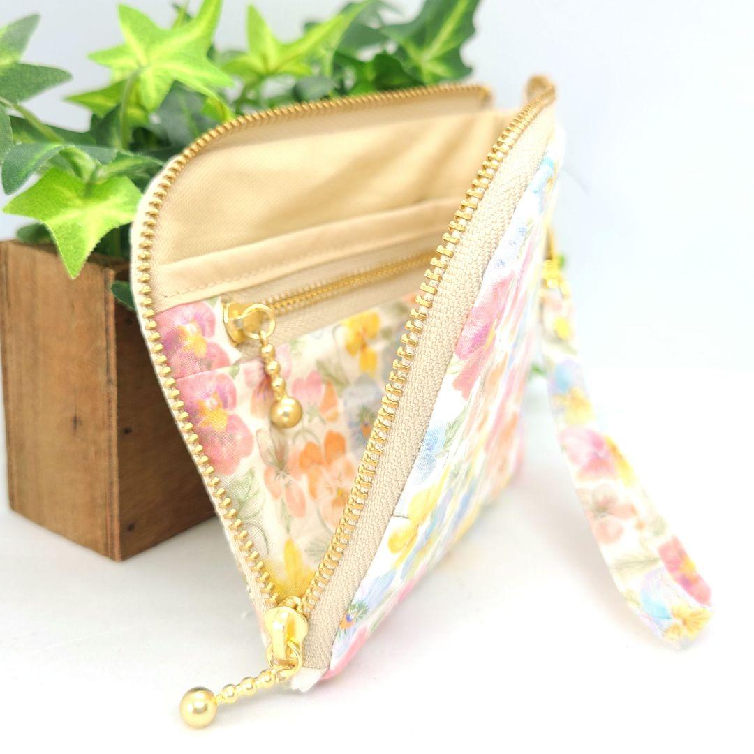 ちえ◎Handmade L字型ポーチ❣️4点セット◎