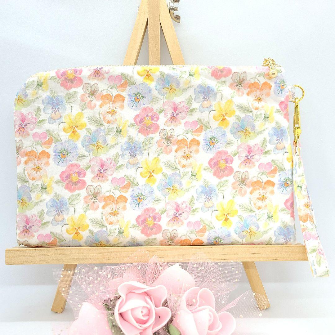 ちえ◎Handmade L字型ポーチ❣️4点セット◎