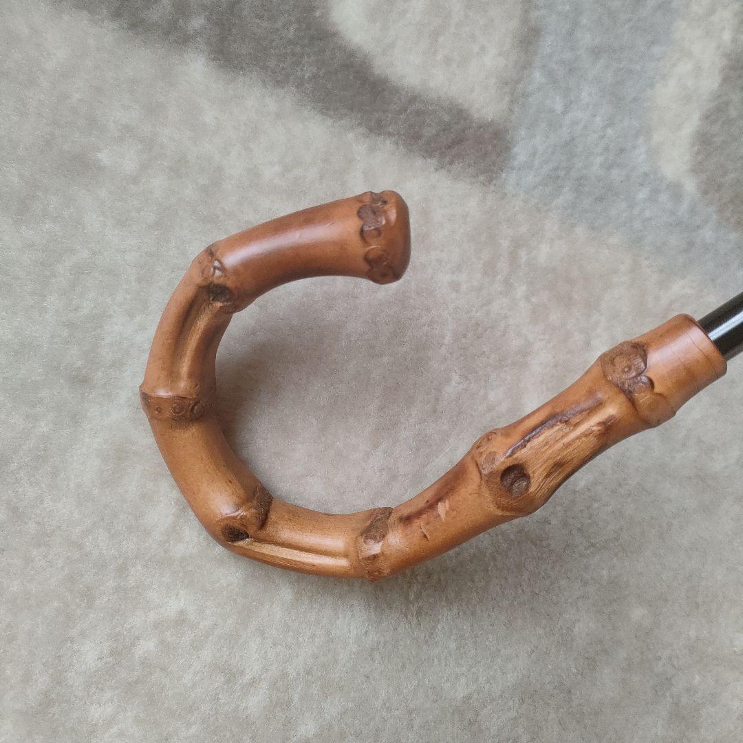 芦屋ロサブラン ２段折り フリルダンガリー曲がり竹手元