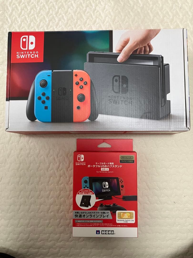 Nintendo Switch本体＋ハブスタンドセット(動作確認済み)