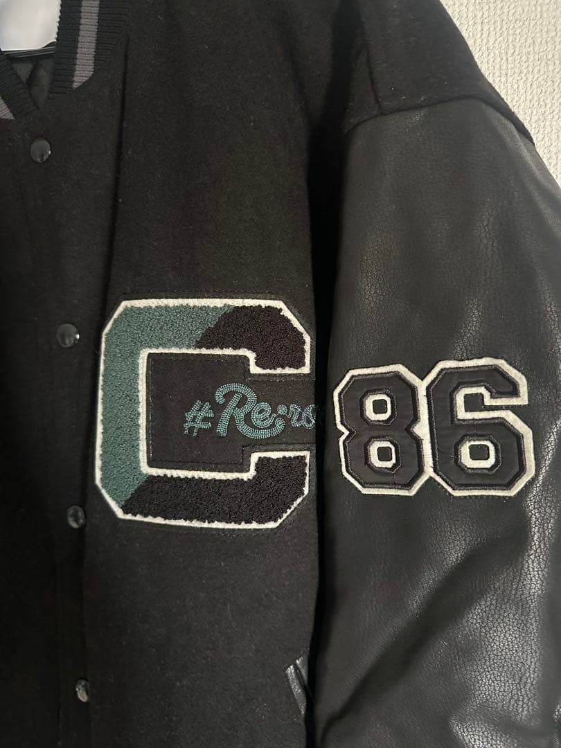 #Re:room スタジャン ブラック ML 美品 メンズ アウター