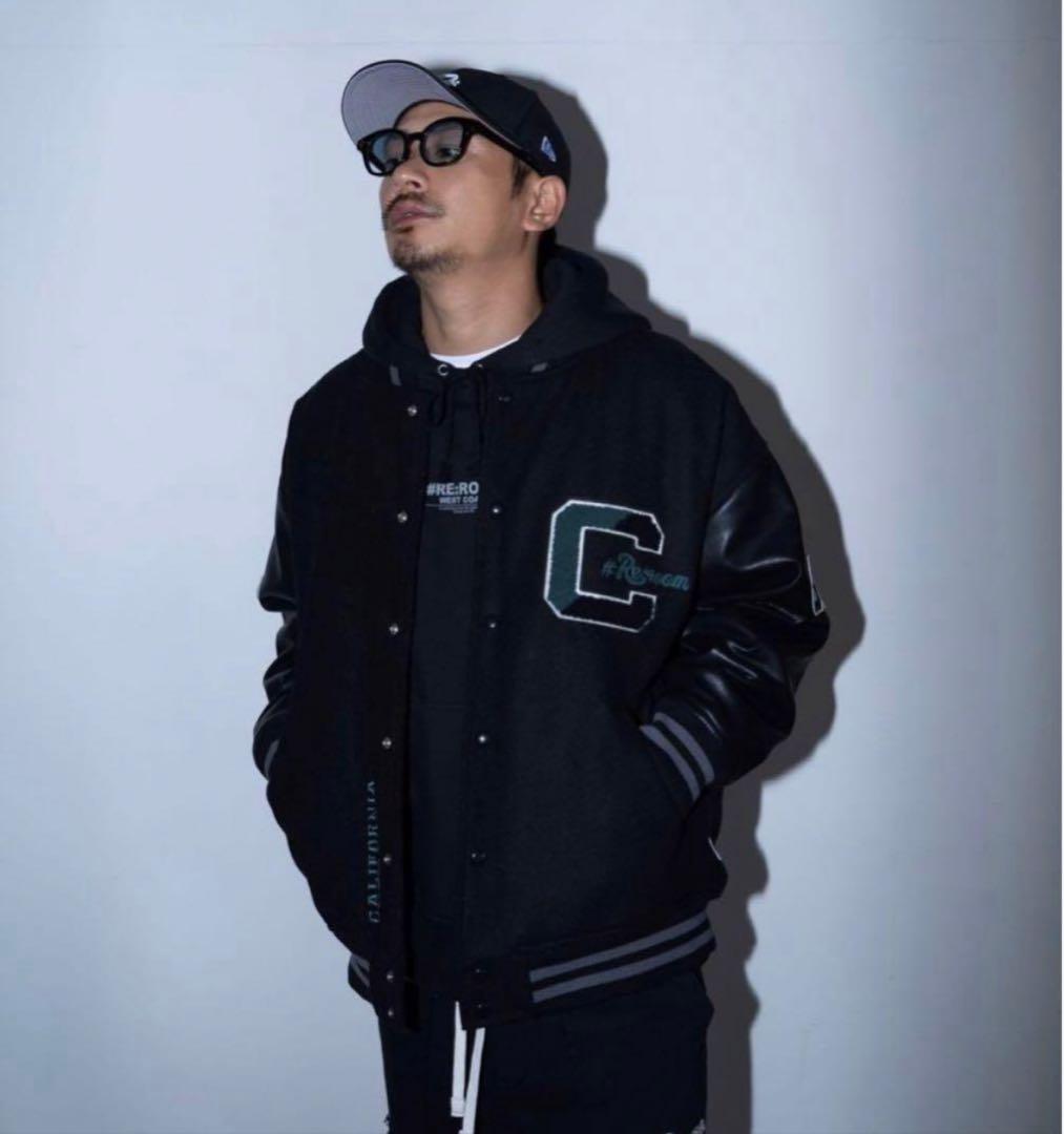 #Re:room スタジャン ブラック ML 美品 メンズ アウター