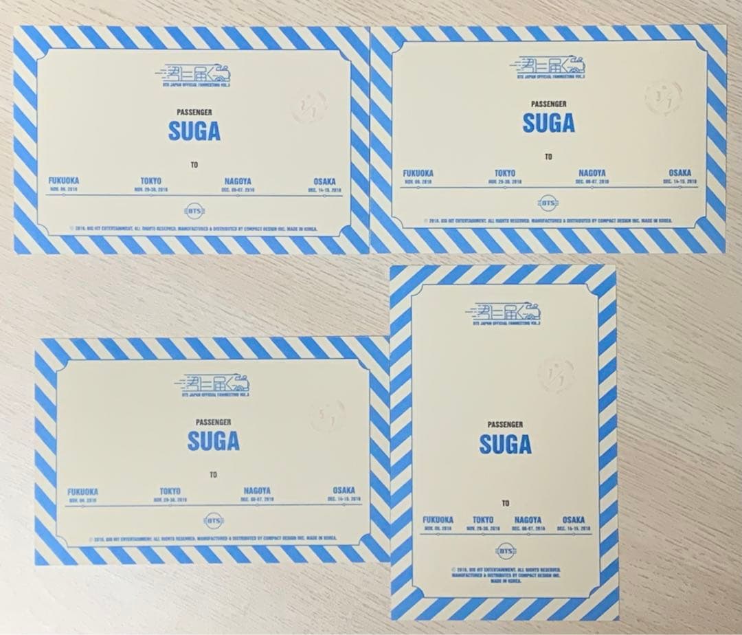 防弾少年団 BTS 君に届く ペンミ フォト  SUGA ユンギ