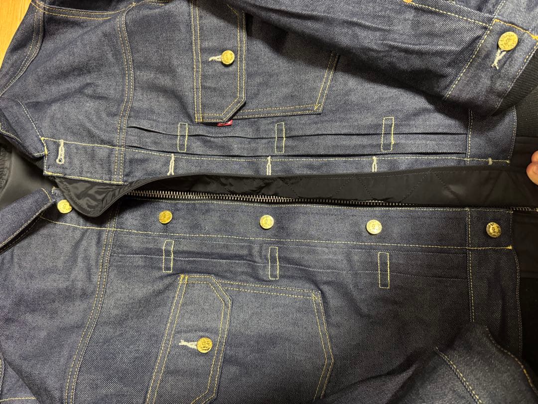 Levi's x sacai リバーシブル デニムMA-1 サイズXL