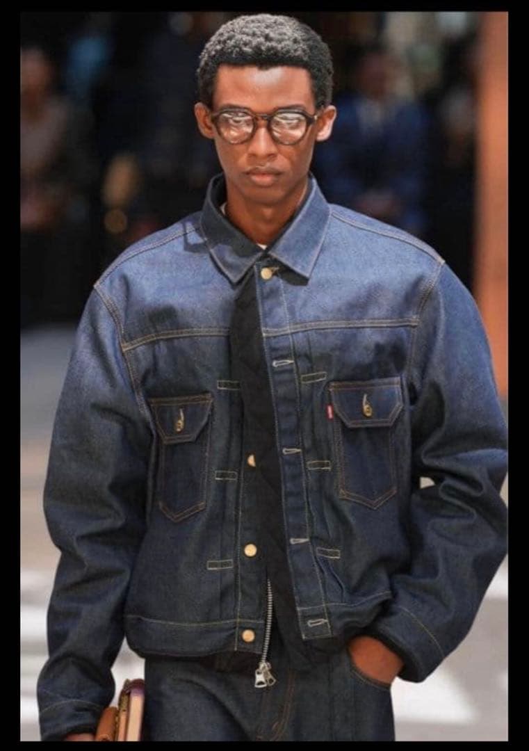 Levi's x sacai リバーシブル デニムMA-1 サイズXL