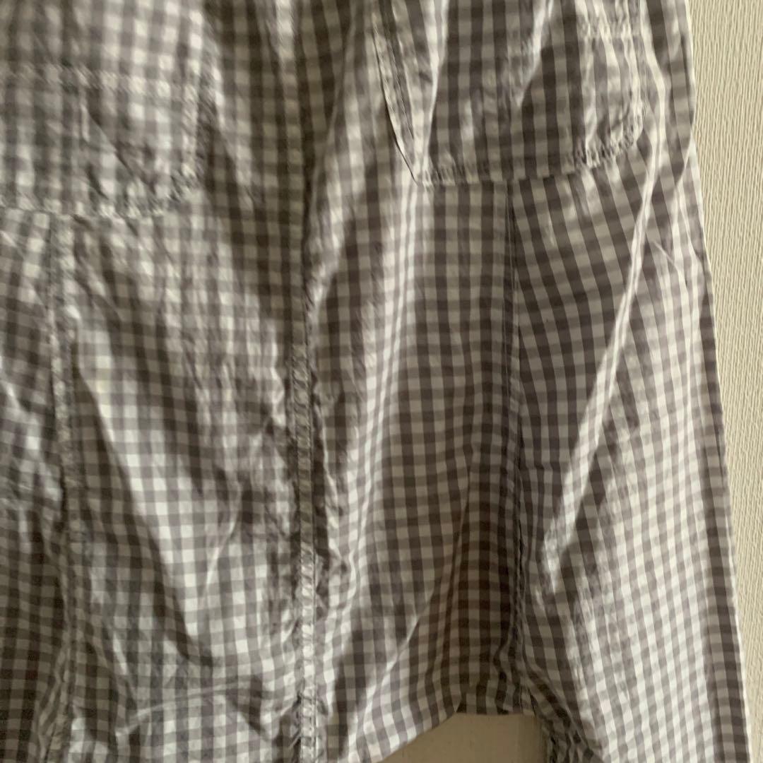 コムデギャルソン　サルエルパンツ　ギンガムチェックs