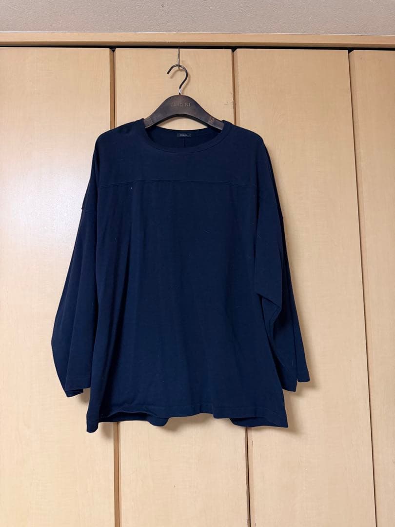 コモリ　COMOLI フットボールＴ　ネイビー サイズ3