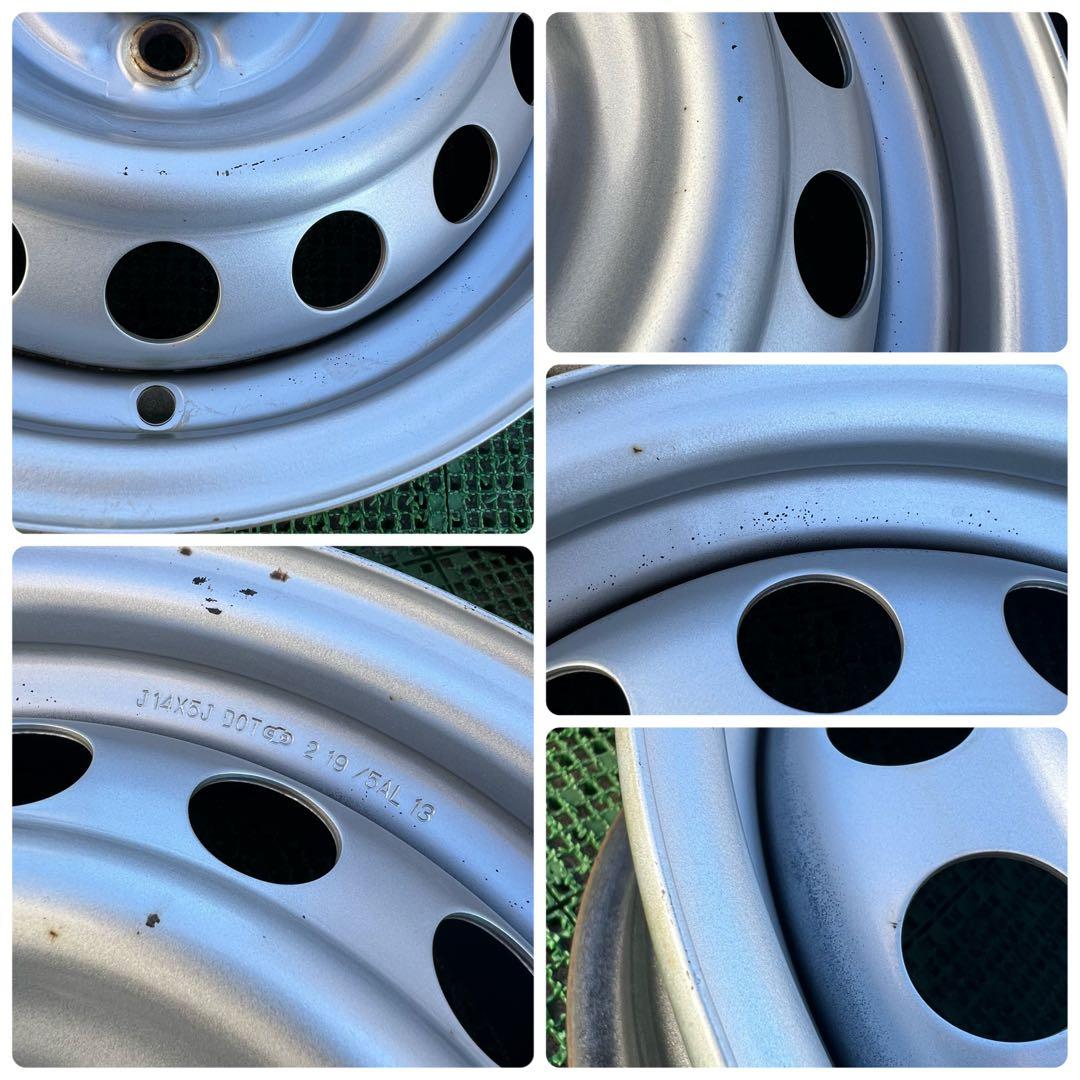 シ*イ様 トヨタ純正 プロボックス 14インチスチールホイール シルバー色 4本