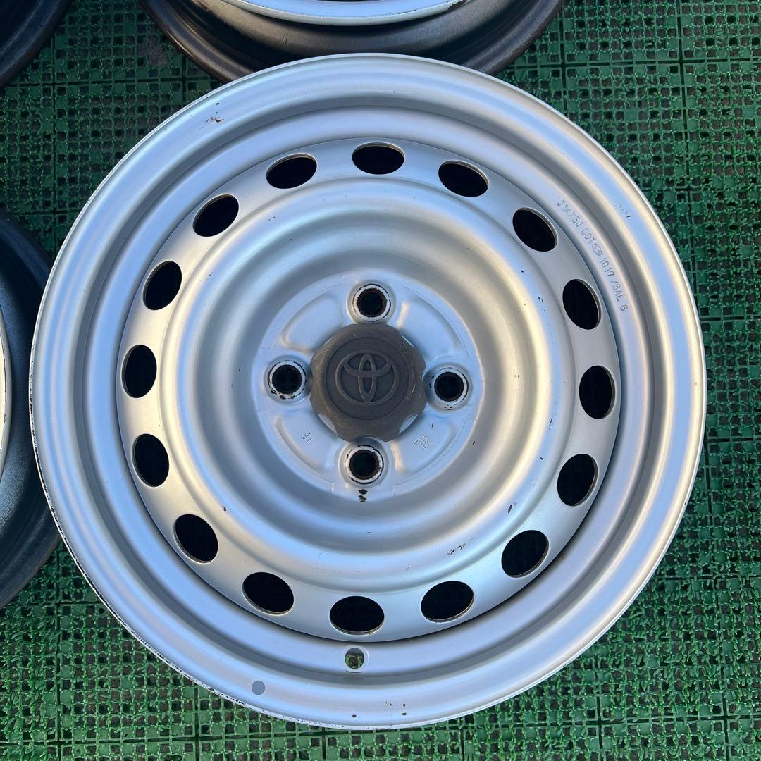 シ*イ様 トヨタ純正 プロボックス 14インチスチールホイール シルバー色 4本